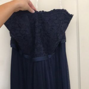 David’s Bridal Marine Bridesmaid dress